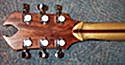 Rear of the guitar headstock